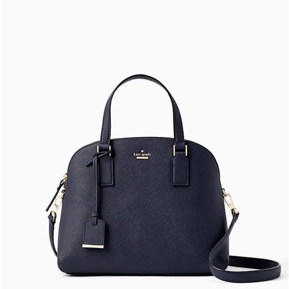 kate spade MATCHING SET! Purse & Wristlet + Wallet NWT Navy Blue - Picture 5 of 14